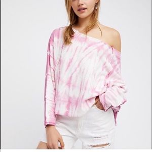 Free people tie die sweater
